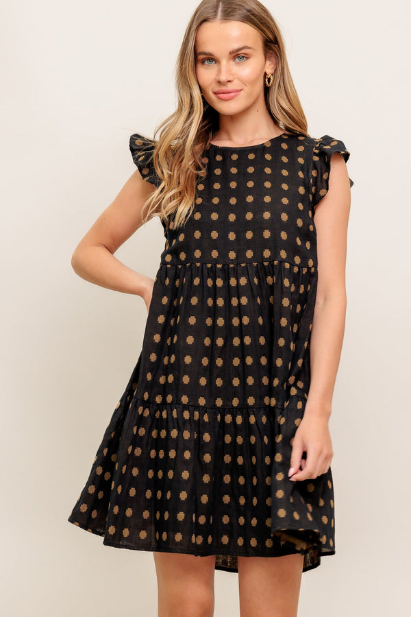 polka-breeze-woven-mini-dress Flying Tomato-Sophia's StyleDRESSES-1
